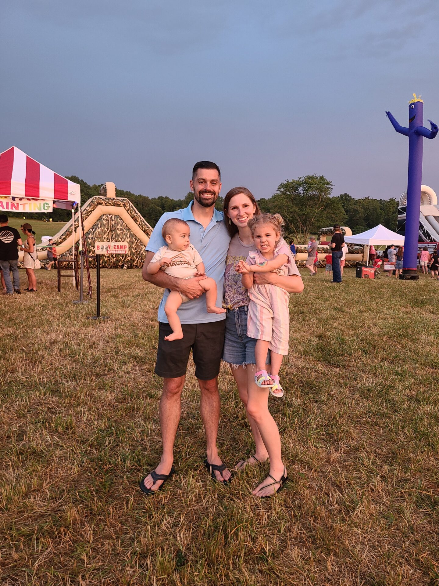 family enjoying the outdoors