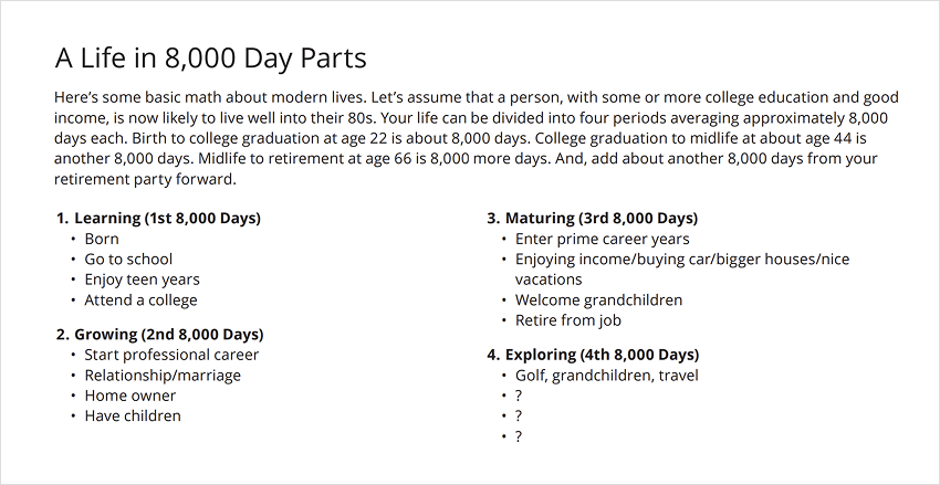 A Life in 8k Day Parts Image